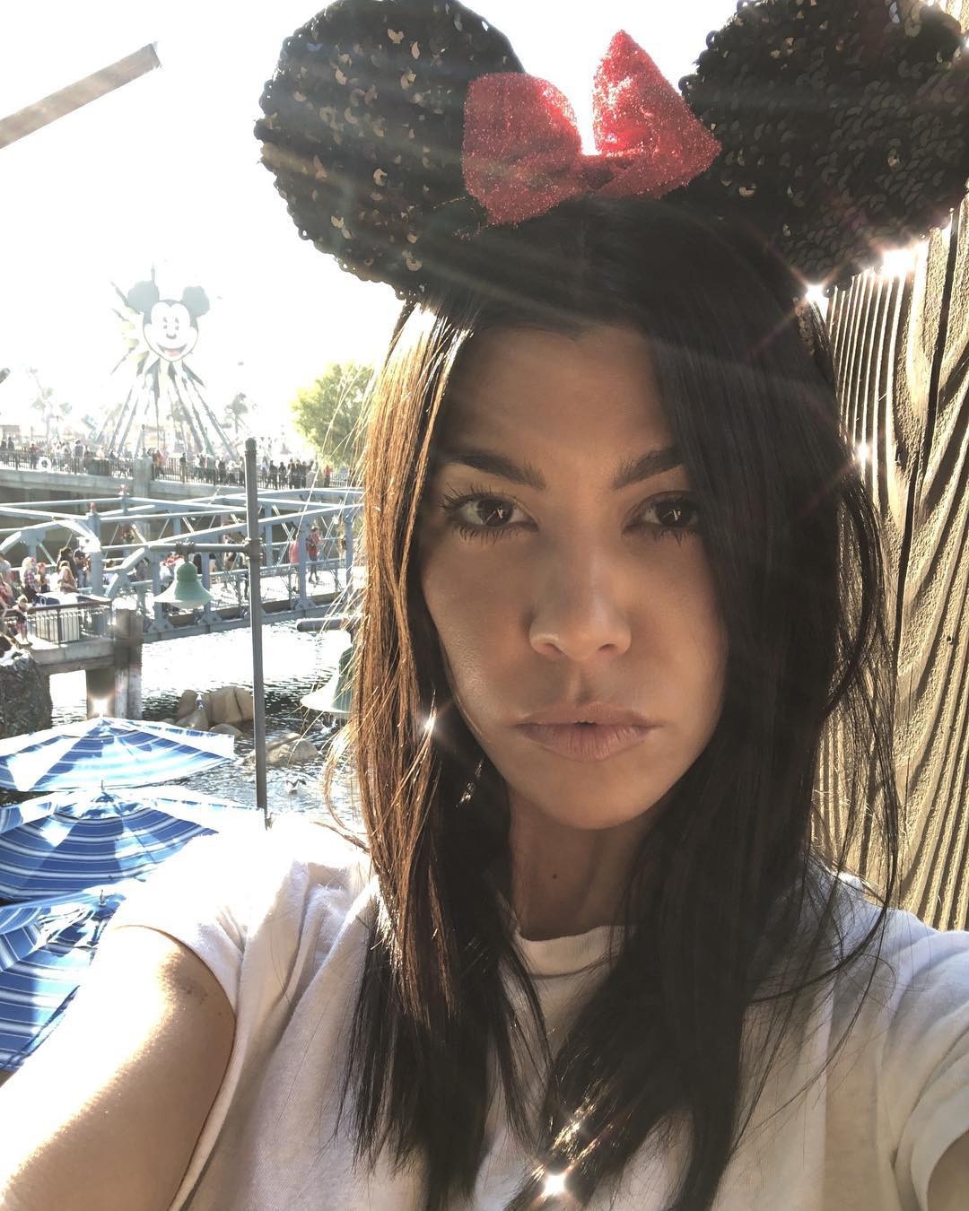 Kourtney Kardashian & Younes Bendjima Reunite Again at Disneyland - E